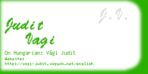judit vagi business card